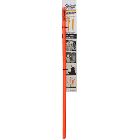 Spiroll Rope Protector Orange fLines 12  Greater SPL24ORP
