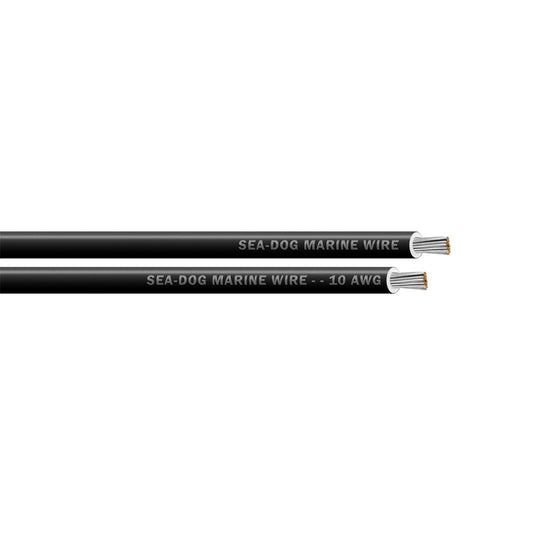 SeaDog 10 AWG Black Primary Wire  500 8010017