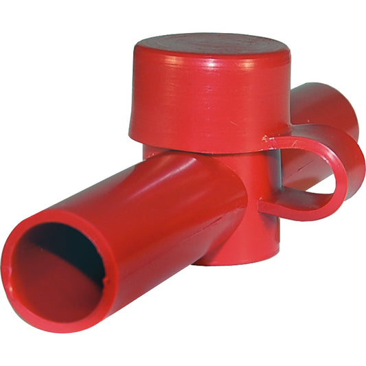 Blue Sea 4003 Cable Cap Dual Entry  Red 4003