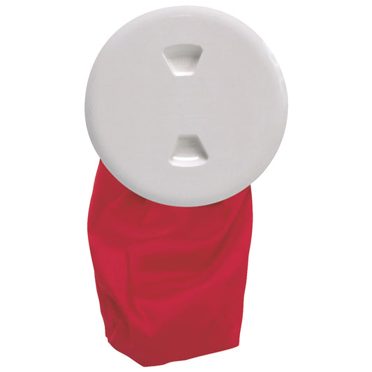 Beckson 5 StowAway Deck Plate  White w12 Bag DP50BW