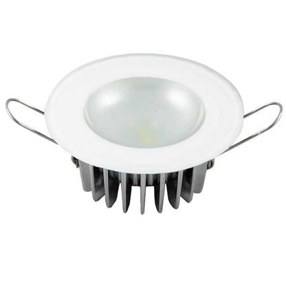 Lumitec Mirage  Flush Mount Down Light  Glass Finish  3Color RedBlue Non Dimming wWhite Dimming 113198