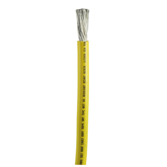 Ancor Yellow 10 AWG Battery Cable  Sold By The Foot 1169FT