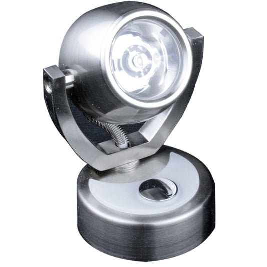 Lunasea Wall Mount LED Light wTouch Dimming  Warm WhiteBrushed Nickel Finish  Rotating Light LLB33JW81OT