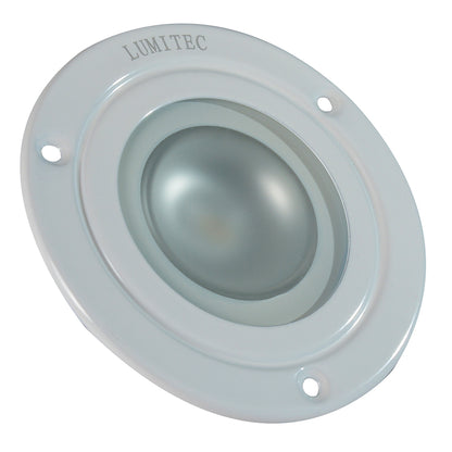 Lumitec Shadow  Flush Mount Down Light  White Finish  3Color RedBlue NonDimming wWhite Dimming 114128