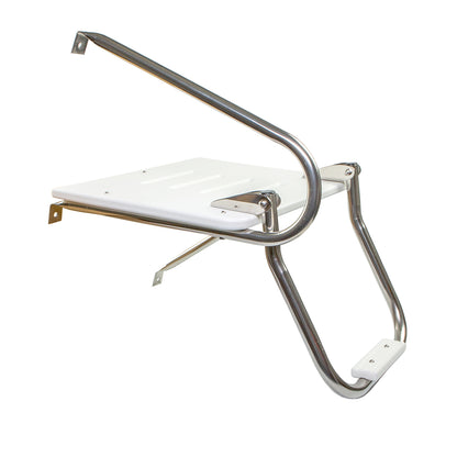 Whitecap White Poly Swim Platform wLadder fOutboard Motors 67902