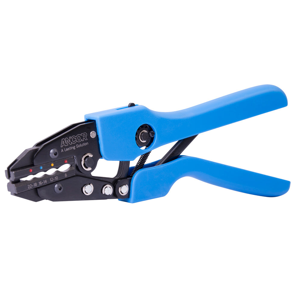 Ancor Single Crimp Ratchet Tool f228 AWG Heatshrink Vinyl  Nylon Insulated Terminals  Connectors 703010