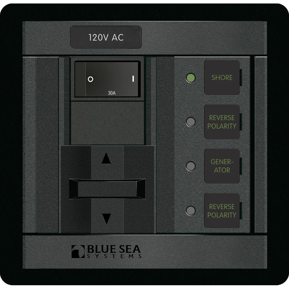Blue Sea 1208 120V AC 2 Sources  30A 1208