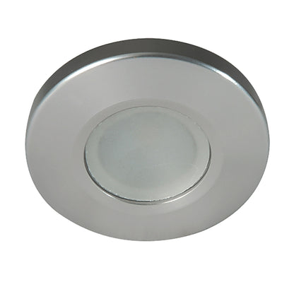 Lumitec Orbit Spectrum Flush Mount Down Light  Brushed Housing  White Dimming  RedBlue NonDimming 112507