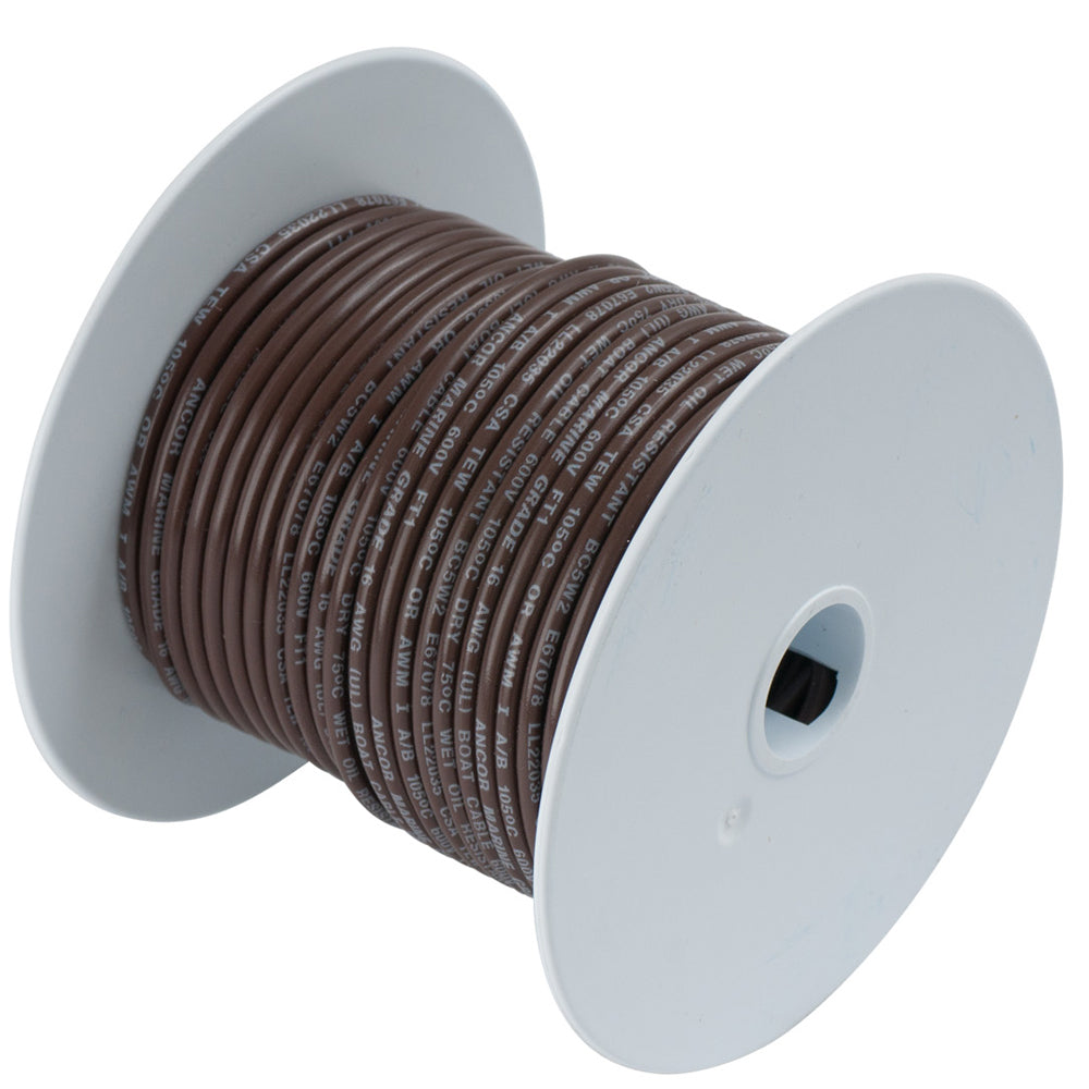 Ancor Brown 18 AWG Tinned Copper Wire  500 100250A