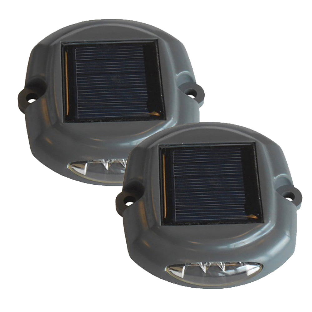 Dock Edge Docklite Solar Dock  Deck Light  2Pack 96262F