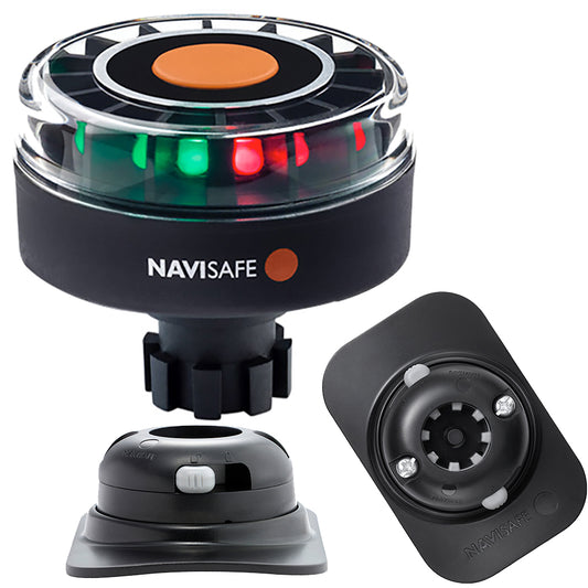 Navisafe Navilight Tricolor 2NM wNavibolt Base  RIB Mount  Black 342KIT2