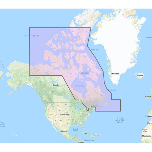 Furuno Canada North  East  Vector Charts 3D Data  Standard Resolution Satellite Photos  Unlock Code MM3VNA021