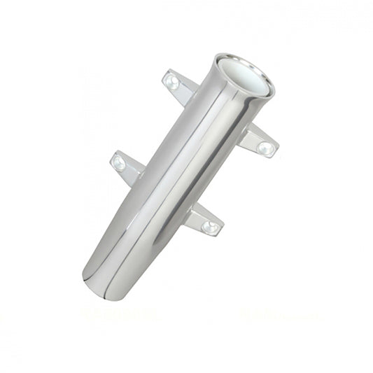 Lees Aluminum Side Mount Rod Holder  Tulip Style  Silver Anodize RA5000SL