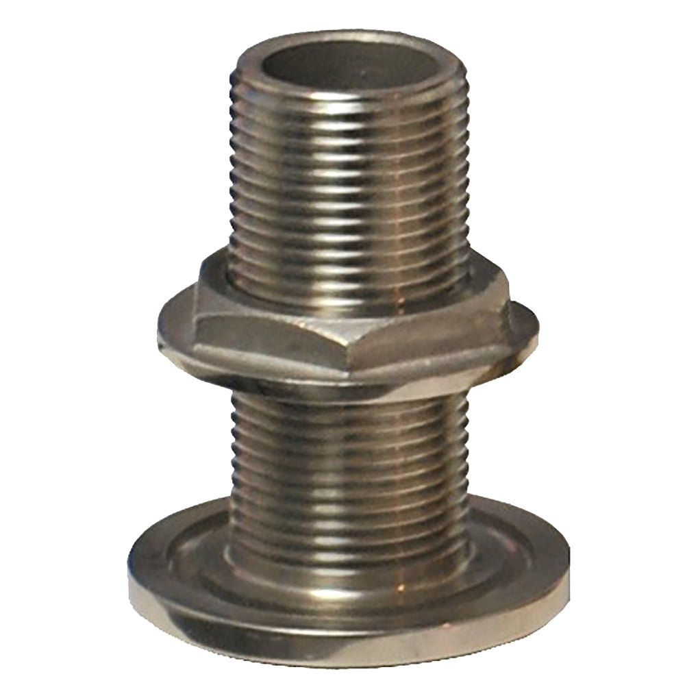 GROCO 34 NPS NPT Combo Stainless Steel ThruHull Fitting wNut TH750WS
