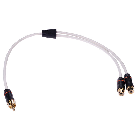 Fusion Performance RCA Cable Splitter  1 Male to 2 Female  9 0101262200