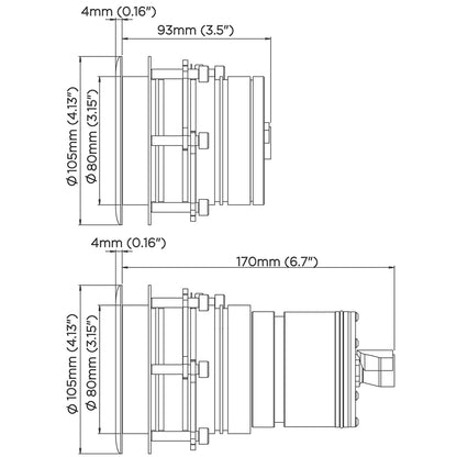 OceanLED Explore E3 XFM Ultra Underwater Light  Midnight Blue E3009B
