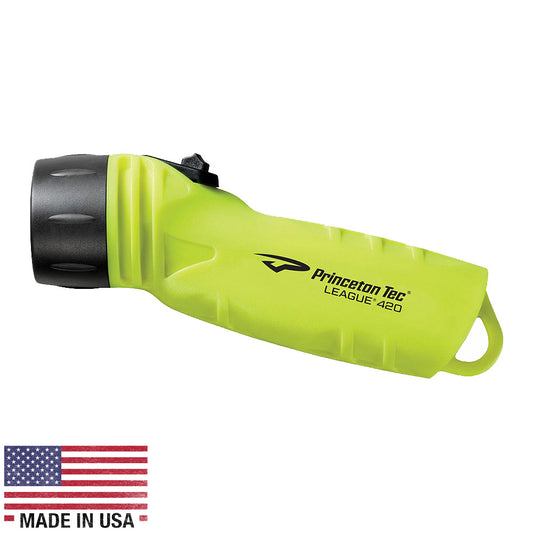 Princeton Tec League LED Flashlight  Neon Yellow LG4NY