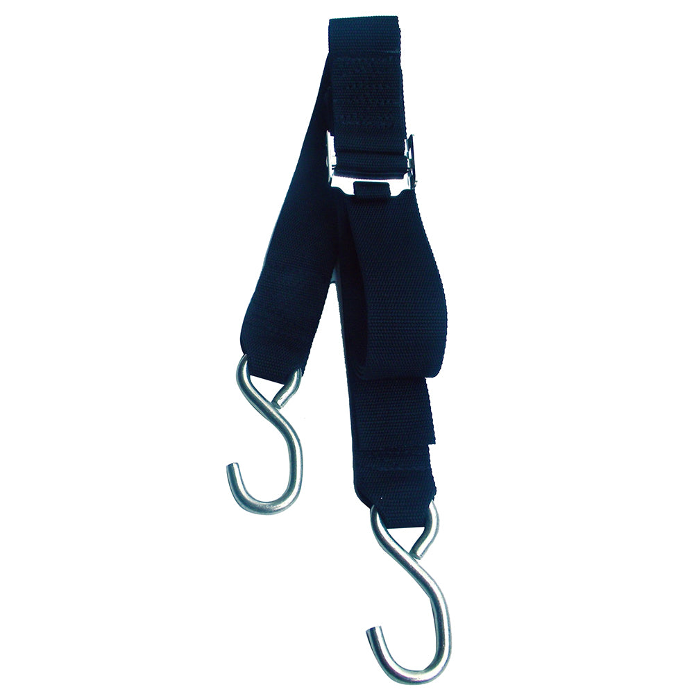 Rod Saver Stainless Steel Roller Buckle Gunwale TieDown  2 x 20 SSGW220