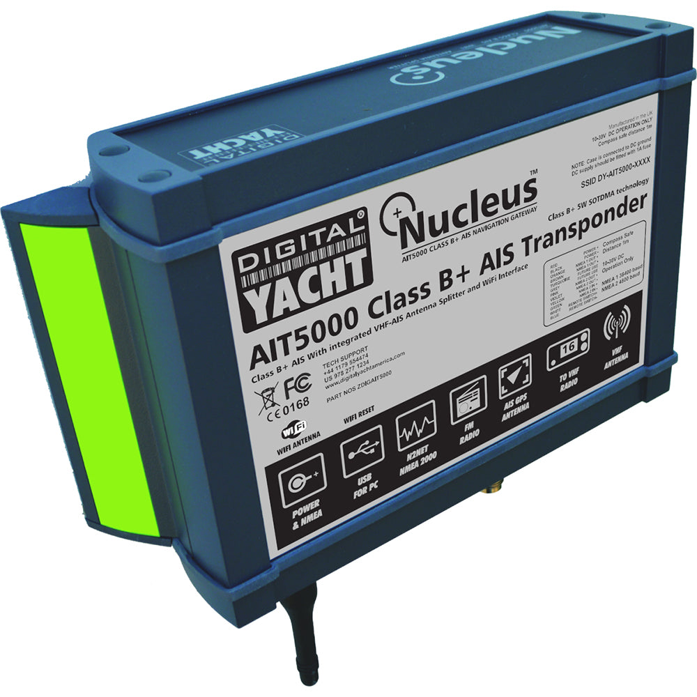 Digital Yacht AIT5000 Class B 5W Transponder wSplitter  WiFi ZDIGAIT5000