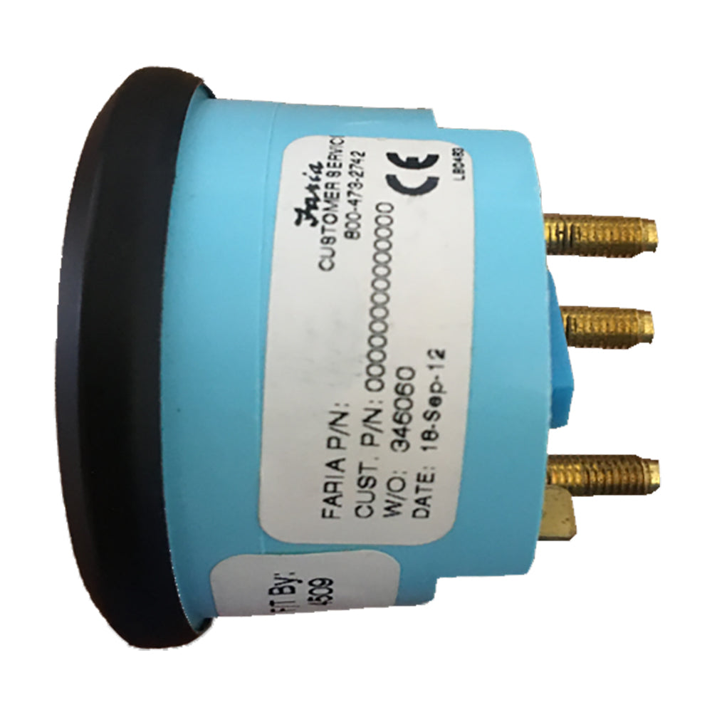 Faria Coral 2 Cylinder Head Temperature Gauge 60120 F wSender 13009