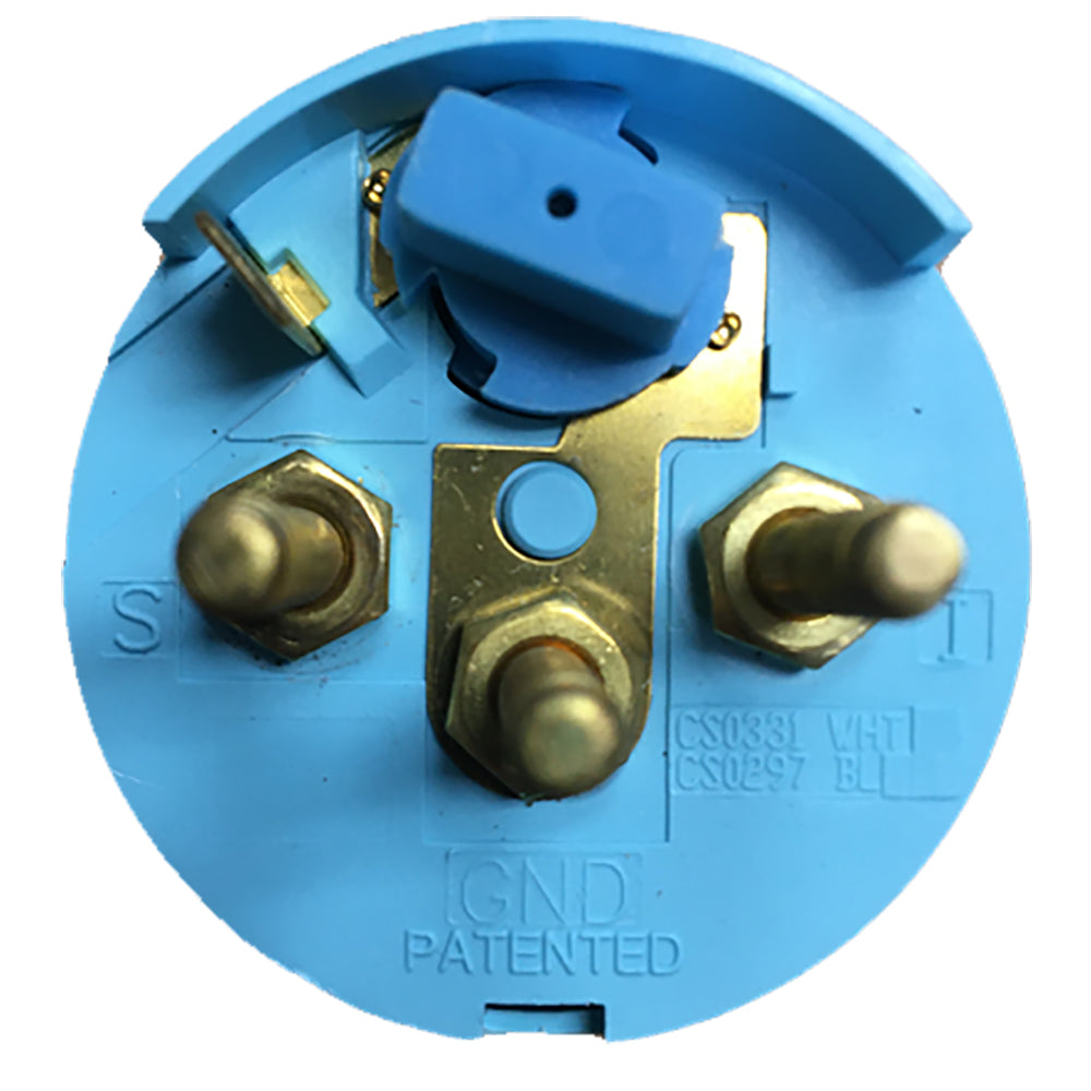 Faria Euro Black 2 Water Temperature Gauge  Metric 40 to 120 C 12814