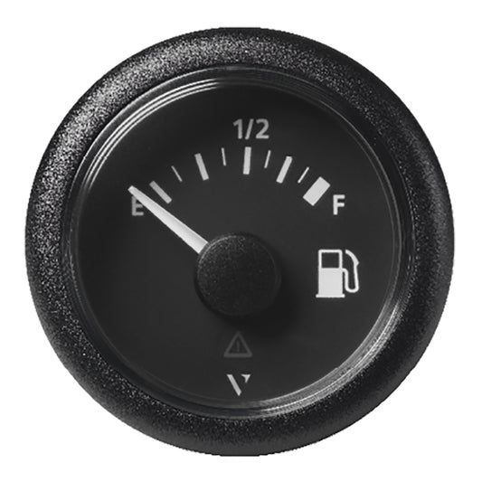 Veratron 52MM 2116 ViewLine Fuel Level Gauge EmptyFull  904 OHM  Black Dial  Round Bezel A2C59514088