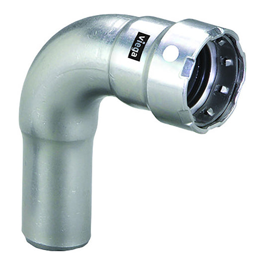 Viega MegaPress 34 90 Stainless Steel 304 Elbow Street  Press Connection  Smart Connect Technology 95035