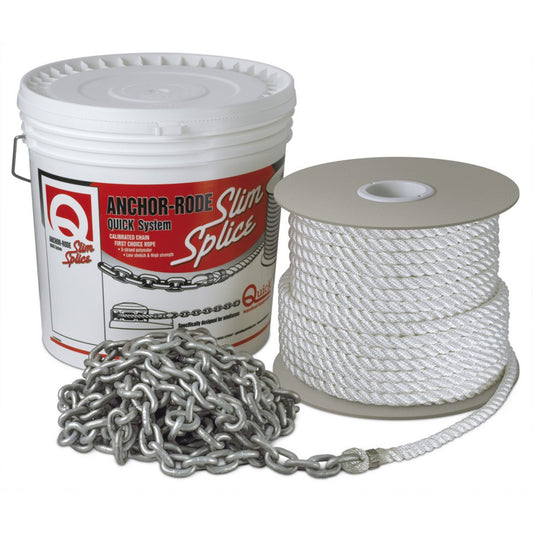 Quick Anchor Rode 20  7mm Chain  100  12 3 Plait Rope FVC070312210Q00