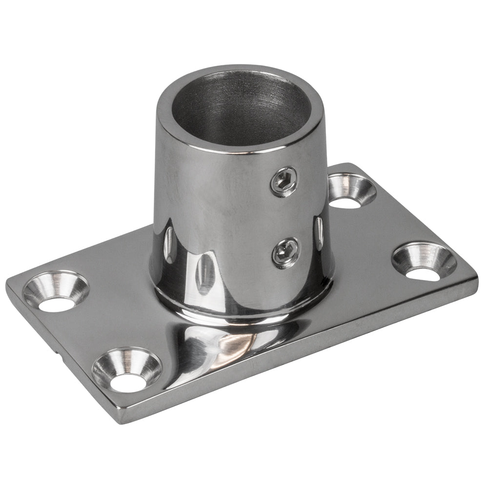 SeaDog Rail Base Fitting Rectangular Base 90  316 Stainless Steel  11116 x 3  78 OD 2819001