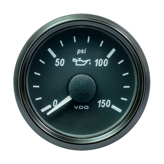 VDO SingleViu 52mm 2116 Oil Pressure Gauge  150 PSI  0180 Ohm A2C3833300030