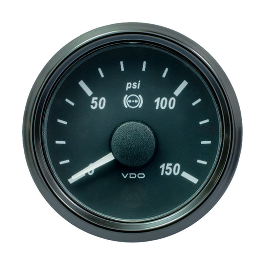 VDO SingleViu 52mm 2116 Brake Pressure Gauge  150 PSI  0180 Ohm A2C3833480030