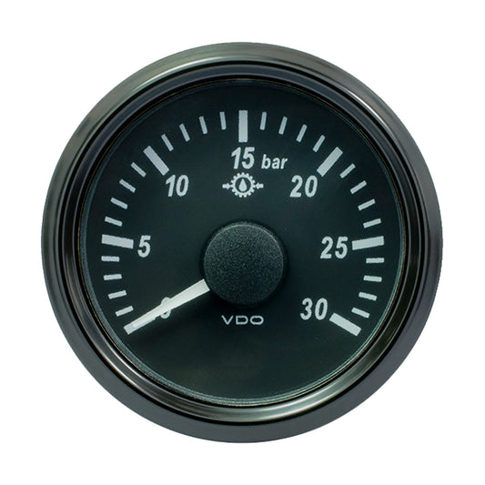 VDO SingleViu 52mm 2116 Brake Pressure Gauge  30 Bar  045V A2C3832720030