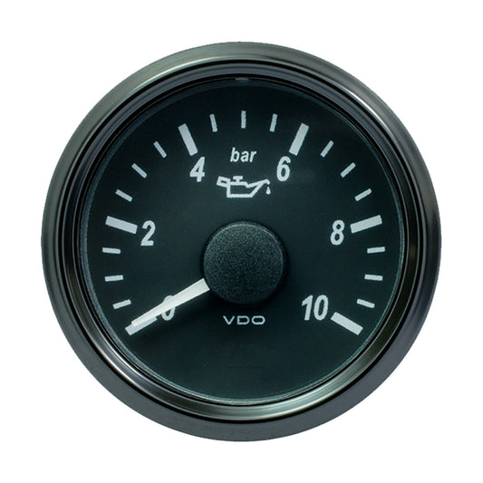 VDO SingleViu 52mm 2116 Oil Pressure Gauge  10 Bar  0180 Ohm A2C3833170030