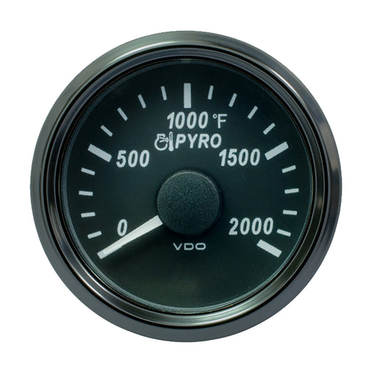 VDO SingleViu 52mm 2116 Exhaust Gas Temp Gauge  2000F A2C3833040030