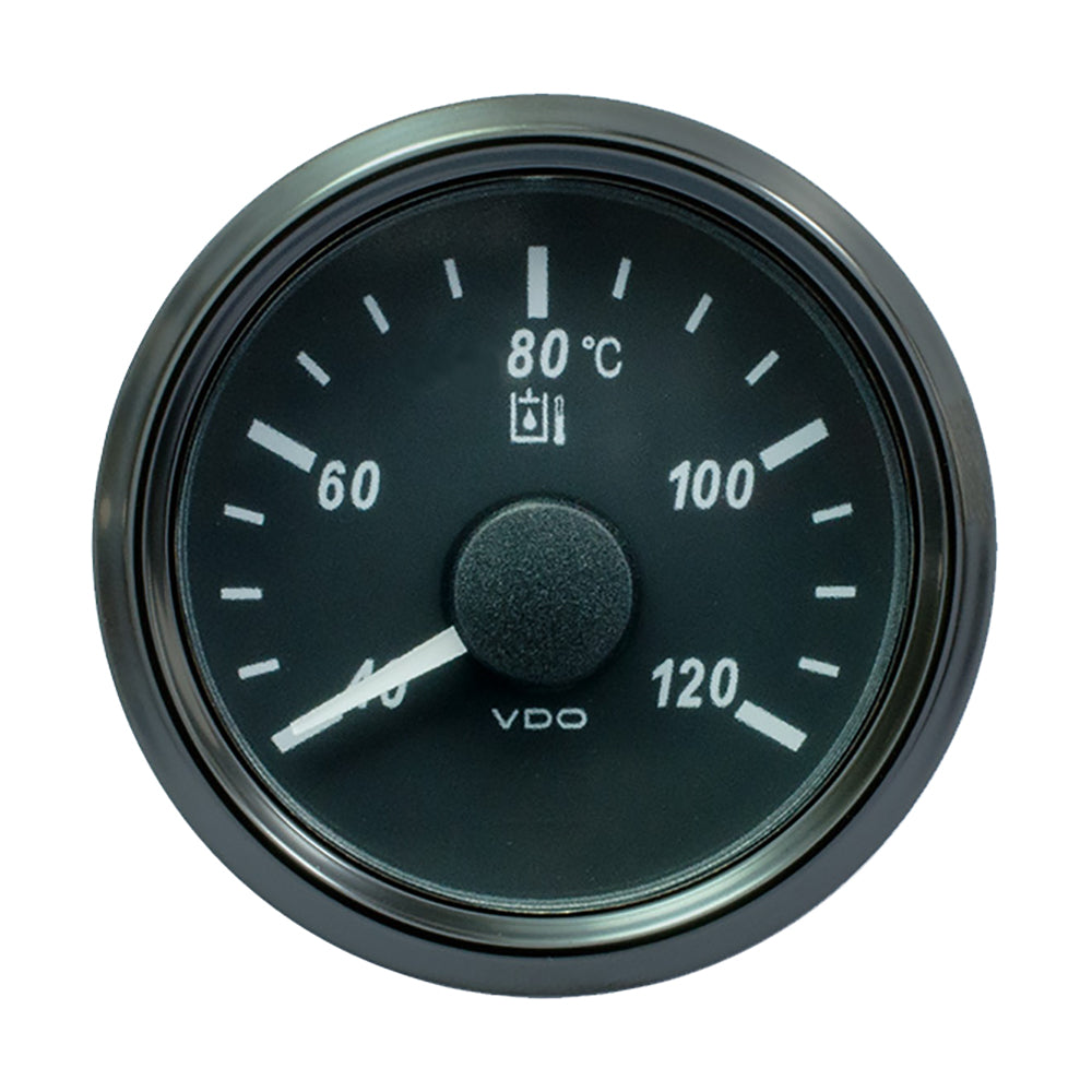 VDO SingleViu 52mm 2116 Hydraulic Oil Temp Gauge  120C  29122 Ohm A2C3833510030