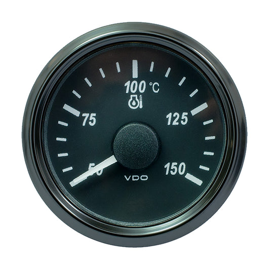 VDO SingleViu 52mm 2116 Oil Temp Gauge  Euro  150 C  32218 Ohm A2C3833390030