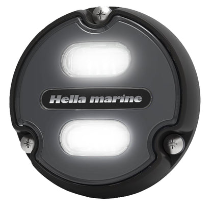 Hella Marine Apelo A1 Blue White Underwater Light  1800 Lumens  Black Housing  Charcoal Lens 016145001