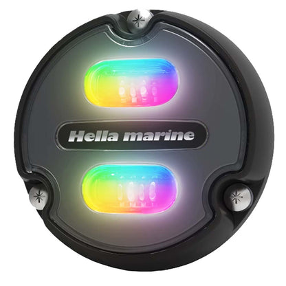 Hella Marine Apelo A1 RGB Underwater Light  1800 Lumens  Black Housing  Charcoal Lens 016146001