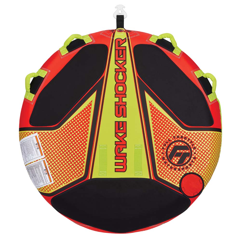 Full Throttle Wake Shocker Towable Tube  2 Rider  Red 30240010000221