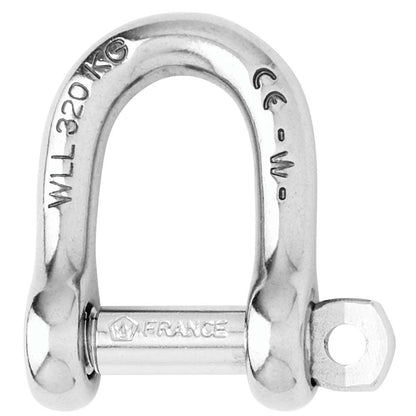 Wichard SelfLocking D Shackle  Diameter 5mm  316 01202