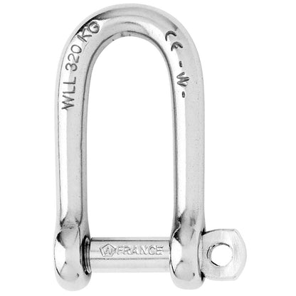 Wichard SelfLocking Long D Shackle  Diameter 8mm  516 01214