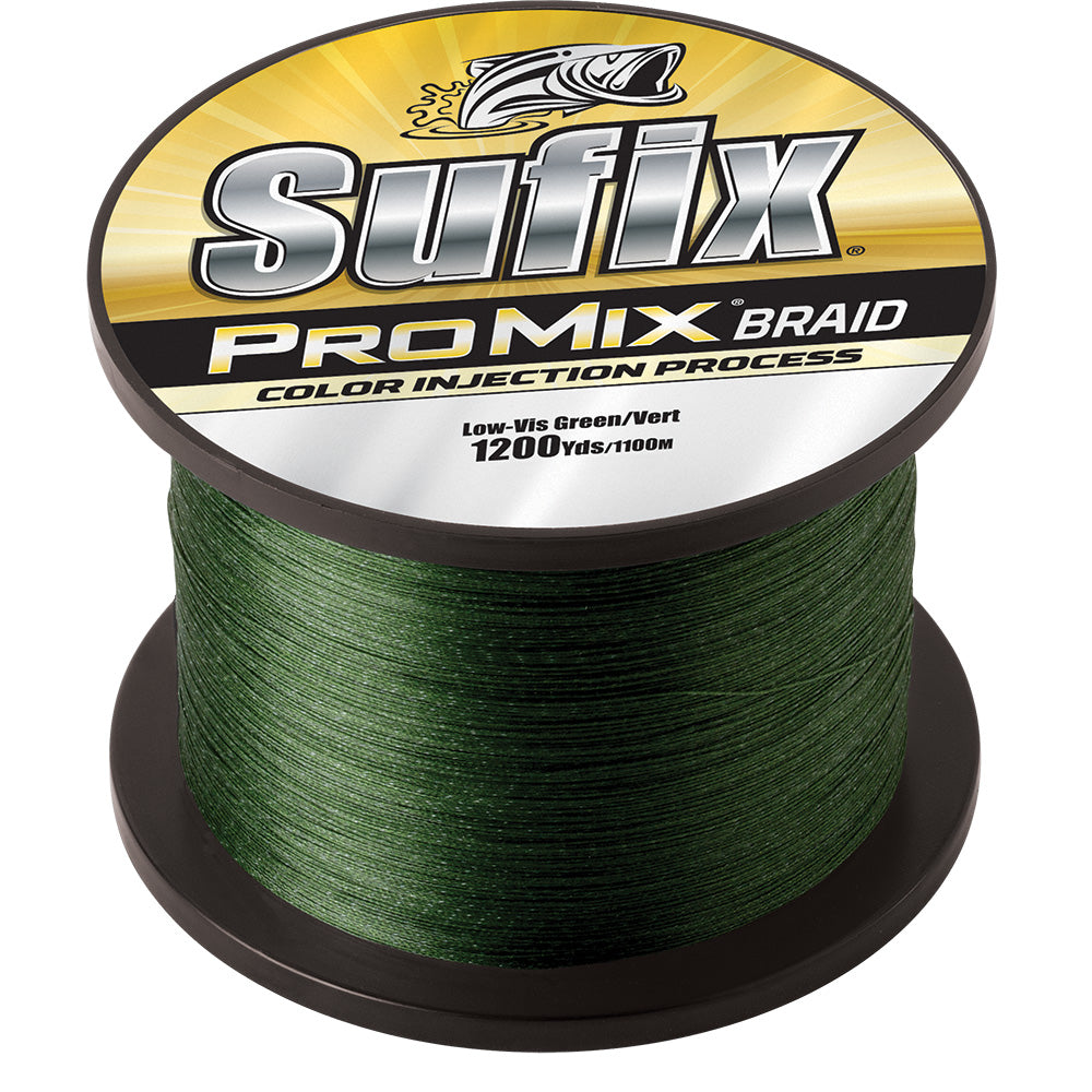 Sufix ProMix Braid  10lb  LowVis Green  1200 yds 630310G