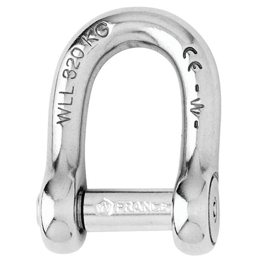 Wichard SelfLocking Allen Head Pin D Shackle  12mm Diameter  1532 01306