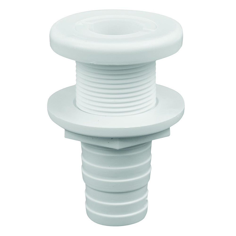 Attwood White Plastic ThruHull Fitting  118 Inner Diameter 38743