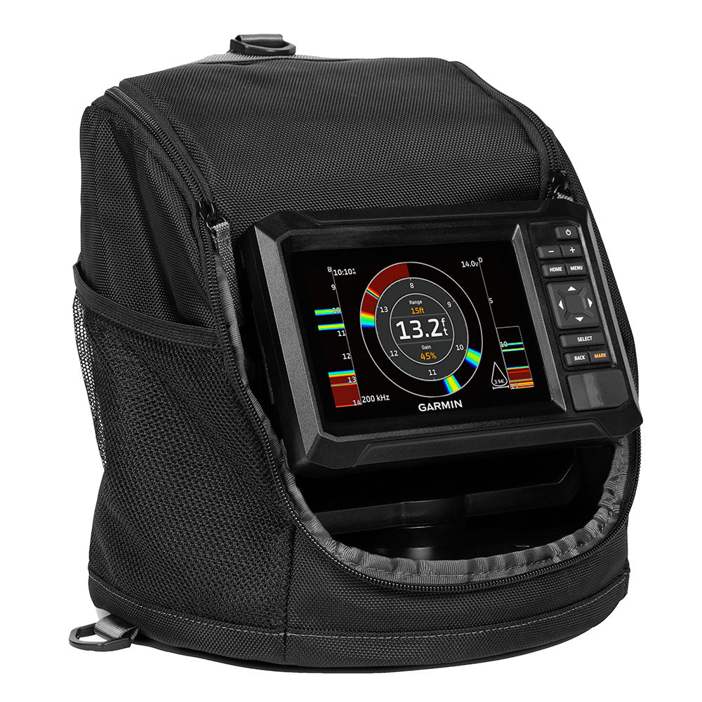 Garmin ECHOMAP UHD2 Keyed 5 cv Ice Fishing Bundle wECHOMAP UHD2 53cv  Dual BeamIF Transducer 0100259035